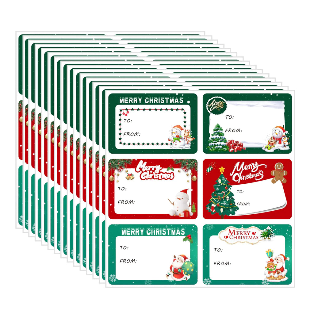 90 PCS Christma Tag Christmas Tags Stickers Christmas Gift Tags Christmas Labels Stickers Christmas Tags Labels Christmas Name Stickers Merry Christmas Stickers Xmas Gift Tag Stickers