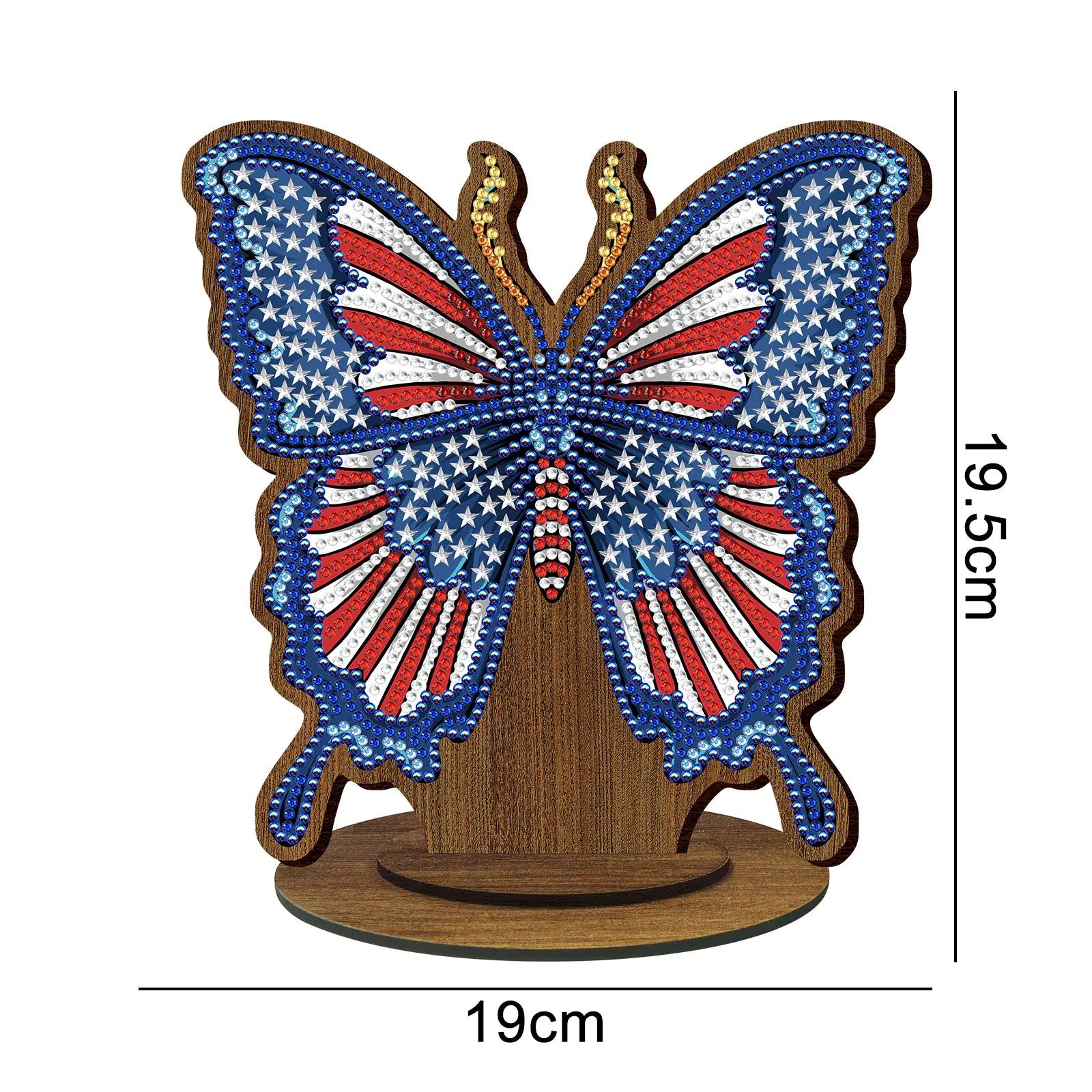 DIY Wooden Diamond Art Display for Christmas Decor