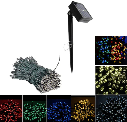 Garden LED Solar String Lights for Christmas Decor